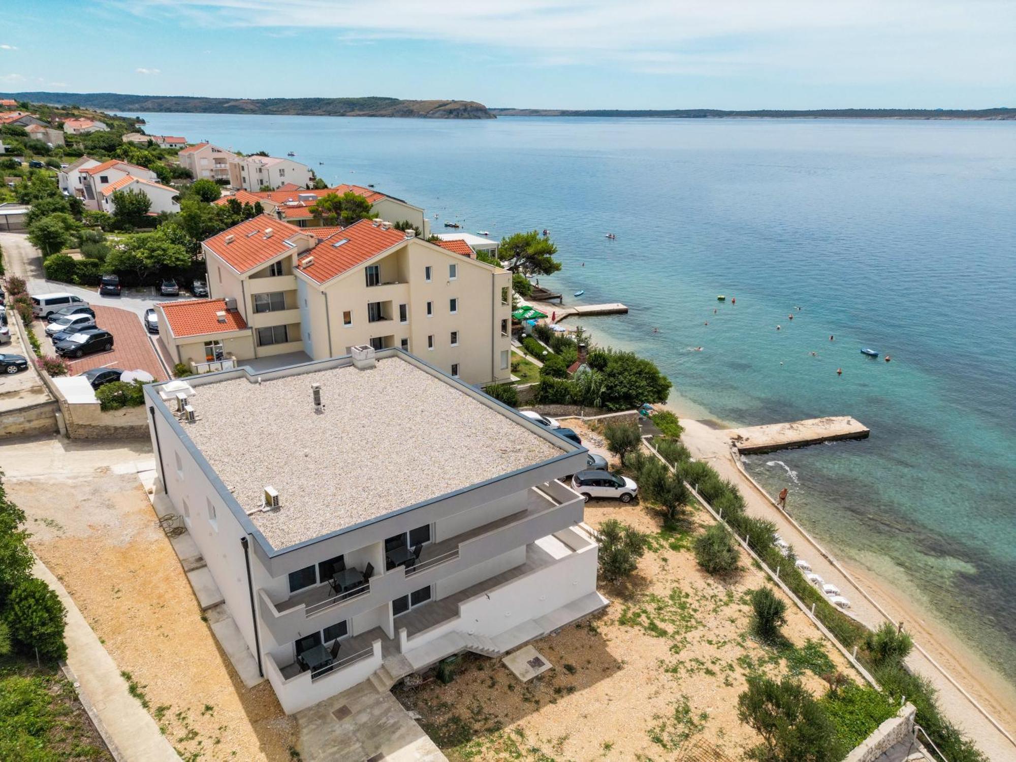 Beachfront Apartments Tic With Seaview Miletici Esterno foto
